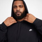 Nike Club Fleece Erkek Siyah Sweatshirt