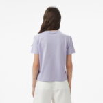 Calvin Klein Floed Logo Kadın Mor T-Shirt