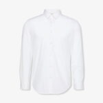 Calvin Klein Solid Stretch Slim Erkek Beyaz Gömlek