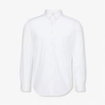 Calvin Klein Solid Stretch Slim Erkek Beyaz Gömlek