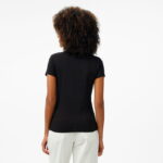 Calvin Klein Slim Kadın Siyah T-Shirt