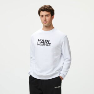 Karl Lagerfeld Erkek Beyaz Sweatshirt