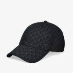 Calvin Klein Emblem Print Leather Patch  Kadın Siyah Şapka