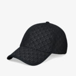 Calvin Klein Emblem Print Leather Patch  Kadın Siyah Şapka