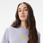 Calvin Klein Floed Logo Kadın Mor T-Shirt