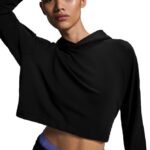 ژاکت دویدن زنانه On Studio Hoodie - مشکی - تصویر 4